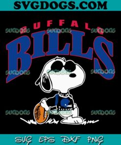 Snoopy Buffalo Bills SVG PNG EPS DXF