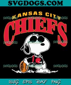 Snoopy Kansas City Chiefs SVG PNG EPS DXF