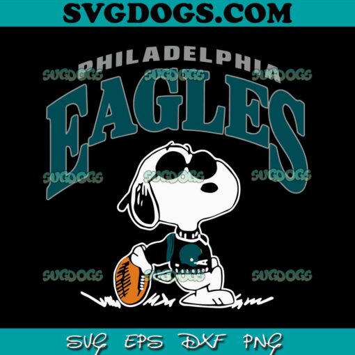 Snoopy Philadelphia Eagles SVG PNG EPS DXF