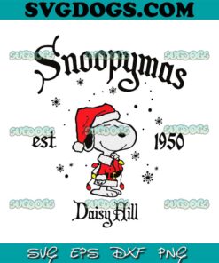 Snoopymas Daisy Hill SVG, Snoopy Christmas SVG PNG EPS DXF