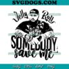 Jelly Roll Drowning My Pain SVG, With A Bottle And Mary Jane SVG, Jelly Roll Music Tour SVG PNG EPS DXF