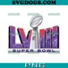 NFL Super Bowl LVIII Las Vegas SVG, Super Bowl SVG PNG EPS DXF