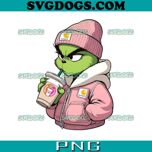 The Grinch Drink Dunkin Donuts PNG, Dunkin Donuts Grinch Christmas PNG