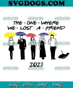 The One Where We Lost A Friend SVG, RIP Matthew Perry Svg, Chandler Bing SVG PNG EPS DXF