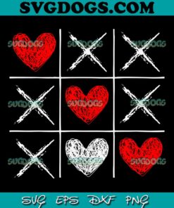 Valentines Day Tic Tac Toe XO XO SVG, Funny Valentine SVG PNG EPS DXF