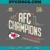 Anytime Anyplace Kansas City Playoffs SVG, Kansas City Chiefs AFC SVG PNG EPS DXF