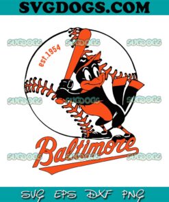 Baltimore Orioles Baseball SVG, Baltimore Orioles MLB Baseball Team SVG PNG EPS DXF