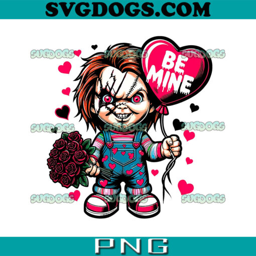 Be Mine Chucky Valentine PNG, Horror Valentine Day PNG