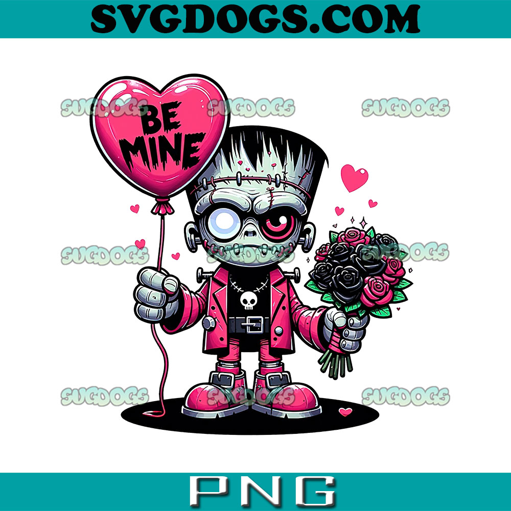 Be Mine Frankenstein Valentine PNG, Horror Valentines Day PNG Be Mine Frankenstein Valentine PNG, Horror Valentines Day PNG