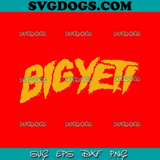 Big Yeti Travis Kelce Kansas City Chiefs SVG, KC Chiefs SVG PNG EPS DXF