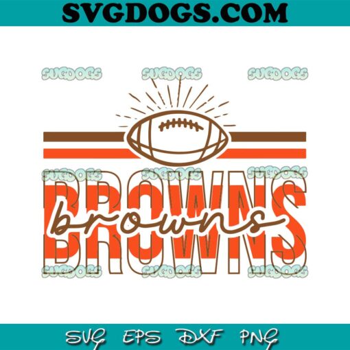 Browns Football SVG, Cleveland Browns SVG PNG EPS DXF
