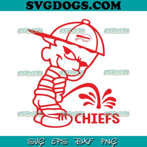 Buffalo Bills Piss On Kansas City Chiefs SVG PNG DXF EPS