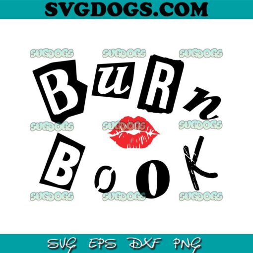 Burn Book SVG, Mean Girls SVG PNG EPS DXF