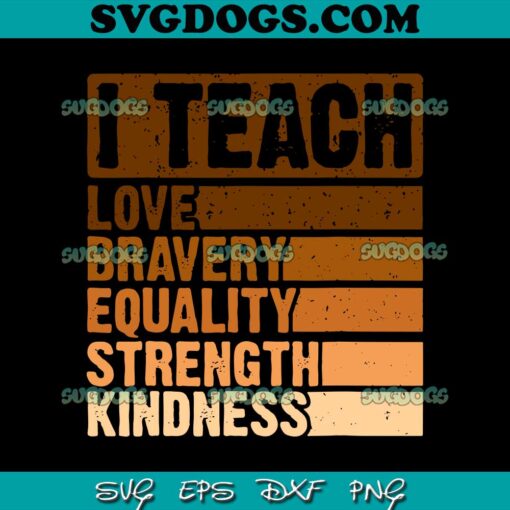 Celebrate Black History Month SVG, I Teach Black History Teacher SVG PNG EPS DXF