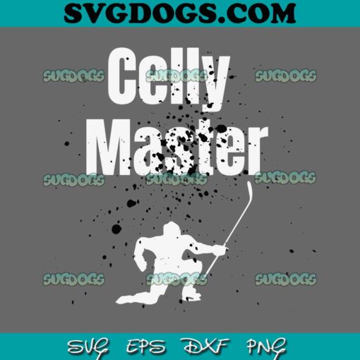 Celly Master Ice Hockey SVG, Hockey Dad SVG PNG DXF EPS