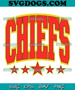 Chiefs Stars Kansas City SVG, Chiefs SVG PNG EPS DXF