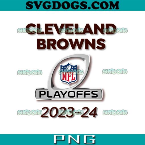 Cleveland Browns Playoffs 2023 2024 PNG, Cleveland Browns NFL PNG