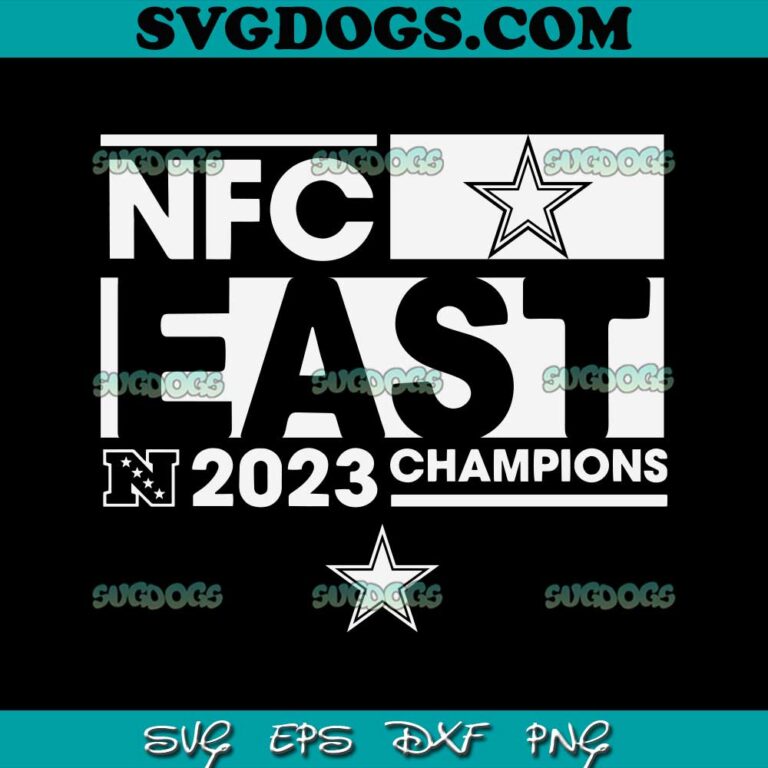 Dallas Cowboys NFC East Champions 2023 SVG File