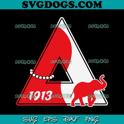 Delta 1913 HBCU SVG PNG, Delta Sigma Theta Sorority Paraphernalia SVG PNG EPS DXF