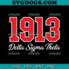 Delta Sigma Theta SVG Cut Files, Delta 1913 SVG PNG DXF EPS