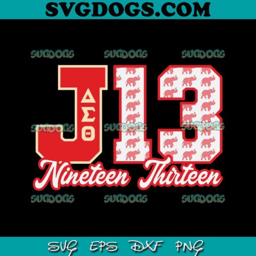 Delta Sigma Theta Nineteen Thirteen SVG, Delta 1913 HBCU SVG PNG DXF EPS