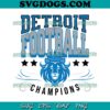 Detroit Football Lion Head SVG, Detroit Lion SVG PNG EPS DXF