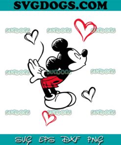 Disney Mickey Valentines Day SVG PNG EPS DXF