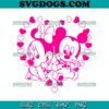 Mickey And Minnie Mouse Couple SVG PNG, Mickey Mouse Valentine SVG PNG EPS DXF