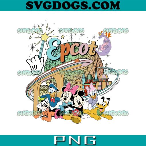 Epcot PNG, Mouse And Friends PNG, Family Trip 2023 PNG