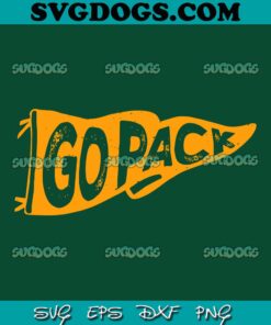 Go Pack SVG, Green Bay Packers SVG PNG EPS DXF