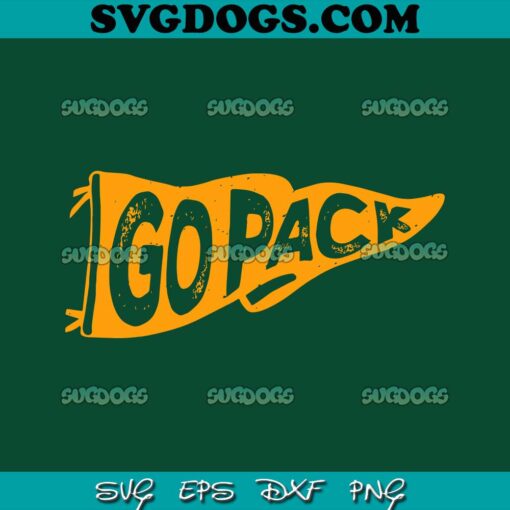 Go Pack SVG, Green Bay Packers SVG PNG EPS DXF