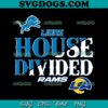 House Divided Kansas City Chiefs VS Miami Dolphins SVG PNG EPS DXF