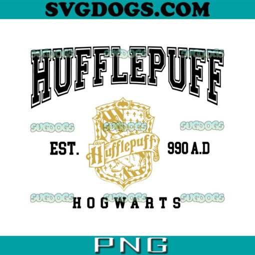 Hufflepuff Hogwarts SVG, Harry Potter SVG PNG EPS DXF