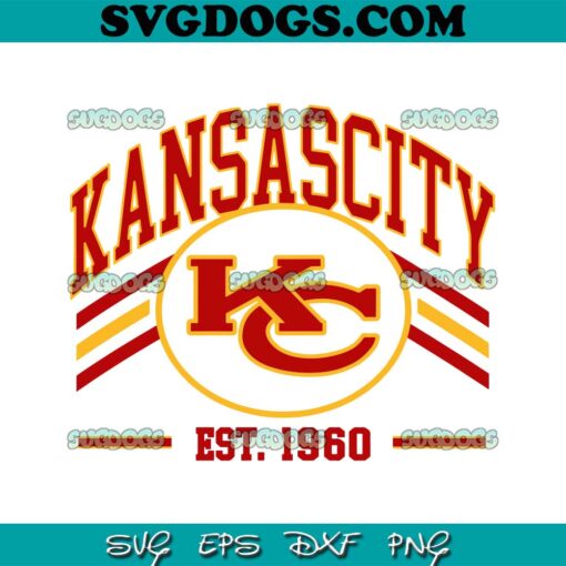 Kansas City Chiefs Football Est 1960 SVG, Chiefs SVG PNG EPS DXF