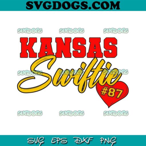 Kansas Swiftie 87 Heart SVG, Travis Kelce SVG, Taylor Swift SVG PNG EPS DXF