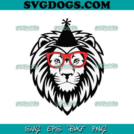 Lion Birthday SVG PNG, Kid Birthday SVG, Zoo Birthday SVG