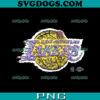 Retro Los Angeles Lakers Basketball PNG, Los Angeles Lakers NBA PNG