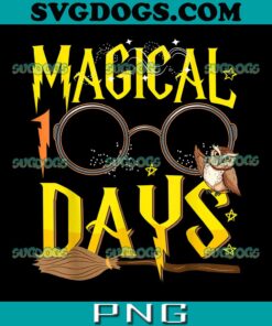Magical 100 Days Of School PNG, Harry Potter School PNG