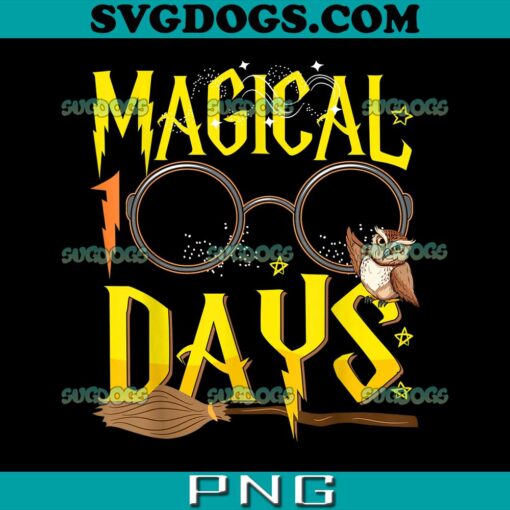 Magical 100 Days Of School PNG, Harry Potter School PNG