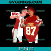 Swift x Kelce Chiefs Couple NFL PNG, Kansas City Chiefs PNG