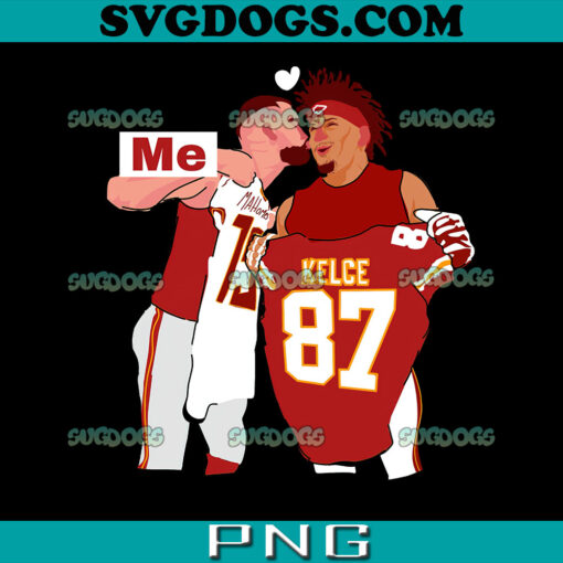 Mahomes Fans PNG, Kelce PNG