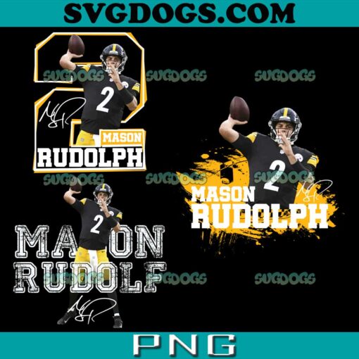 Mason Rudolph PNG Bundle, Pittsburgh Steelers PNG