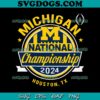 Michigan College Football 2023 National Champions SVG, Michigan Wolverines SVG PNG DXF EPS