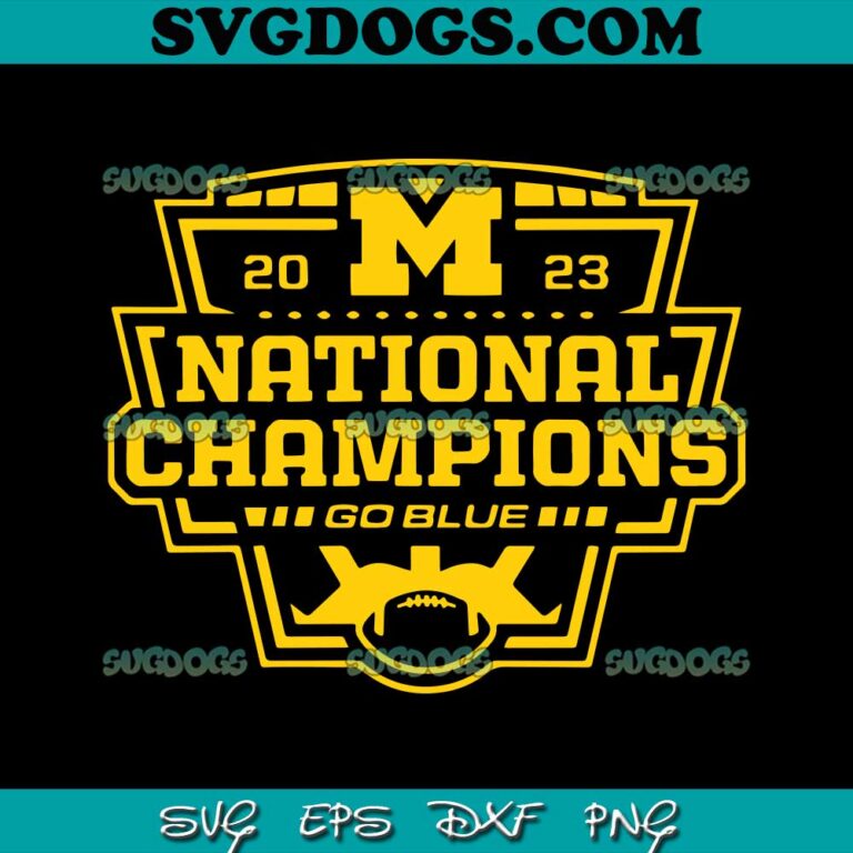 Michigan College Football National Championship 2024 SVG