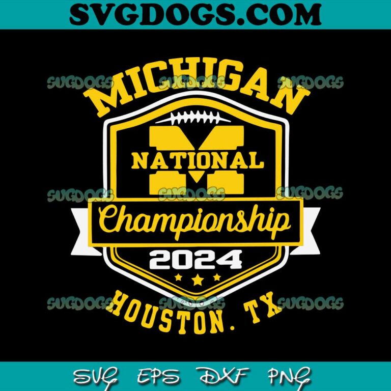 Michigan College Football National Championship 2024 SVG