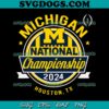 Michigan Big Ten Championship Back To Back To Back SVG, Back To Back To Back Big Champions SVG PNG EPS DXF