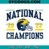 National Champions 2024 Michigan SVG, Michigan Wolverines SVG PNG DXF EPS