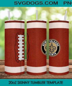 New Orleans Saints 20oz Tumbler Wrap PNG File