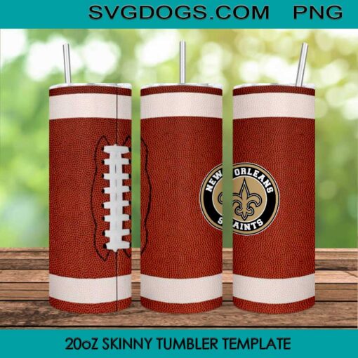 New Orleans Saints 20oz Tumbler Wrap PNG File