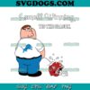 Peter Griffin Kansas City Chiefs Peeing On Baltimore Ravens SVG, Funny Chiefs I Smell Winning Tis The Season Ravens SVG PNG EPS DXF
